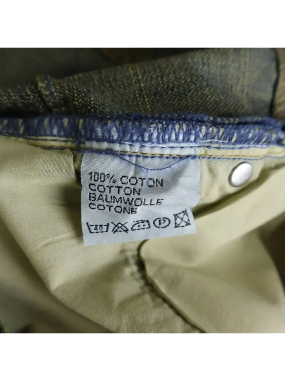 Dior Homme Beck Era Rust Denim Pants Indigo